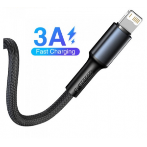 1m 2m 3m USB 充电器电缆数据线适用于 Apple iPhone 13 12 11 XS X XR 6 6s 7 8 Plus 5 5S iPad 长短快充电话线