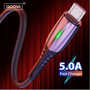 5A 2m Micro USB C 型电缆安卓手机充电器快速充电数据线充电适用于 iPhone 13 12 小米三星华为
