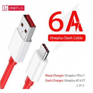 原装 oneplus 8 7t 7 pro 6T 6 5t 5 3t 数据线 WARP Charge 6A 麦克拉伦充电线 适用于一加适配器 数据线 35cm